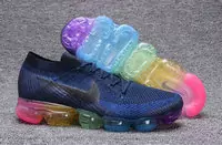 nike hommes lab air vapormax flyknit new arc-en bleu